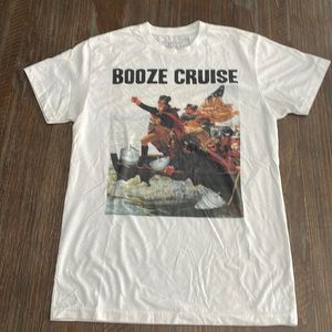 Riot Society Booze Cruise tee size small white